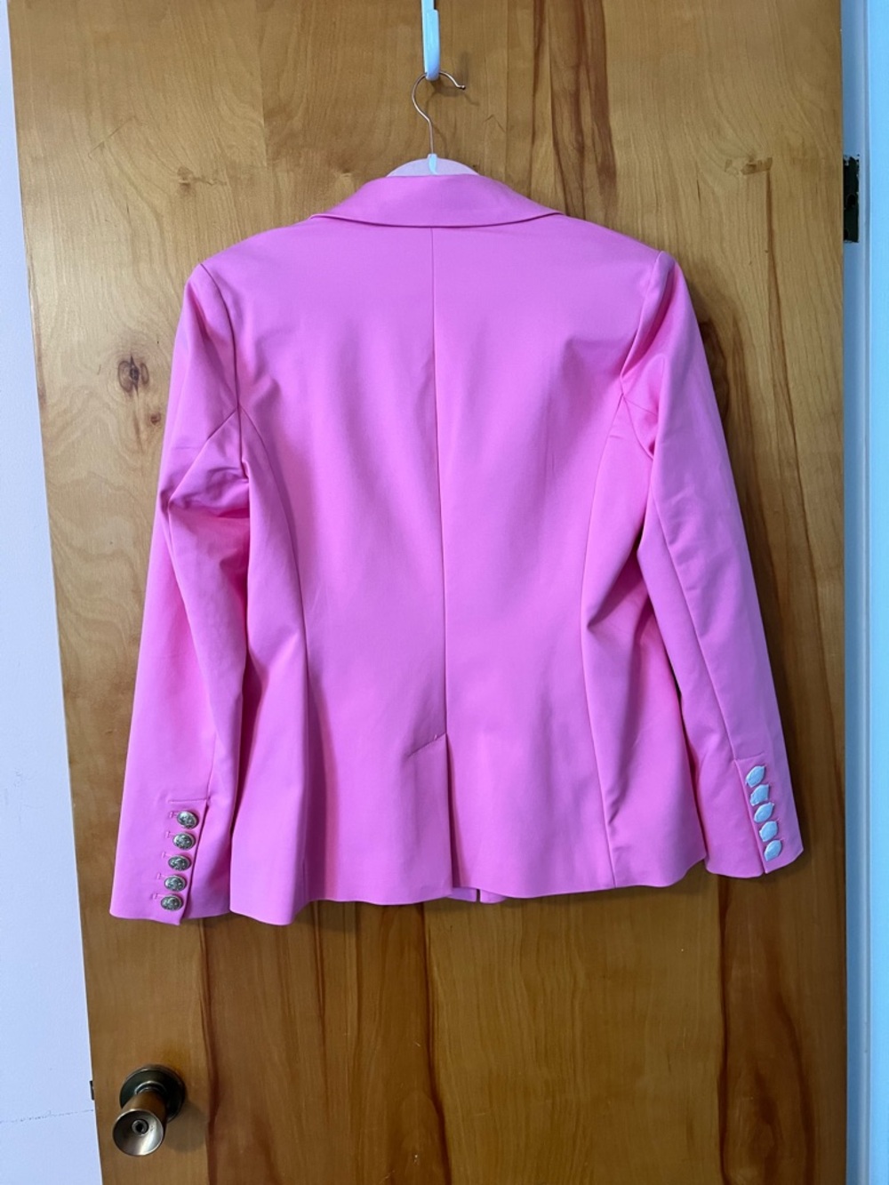 Boston Proper Pink Single-Button Blazer - Picture 4 of 5